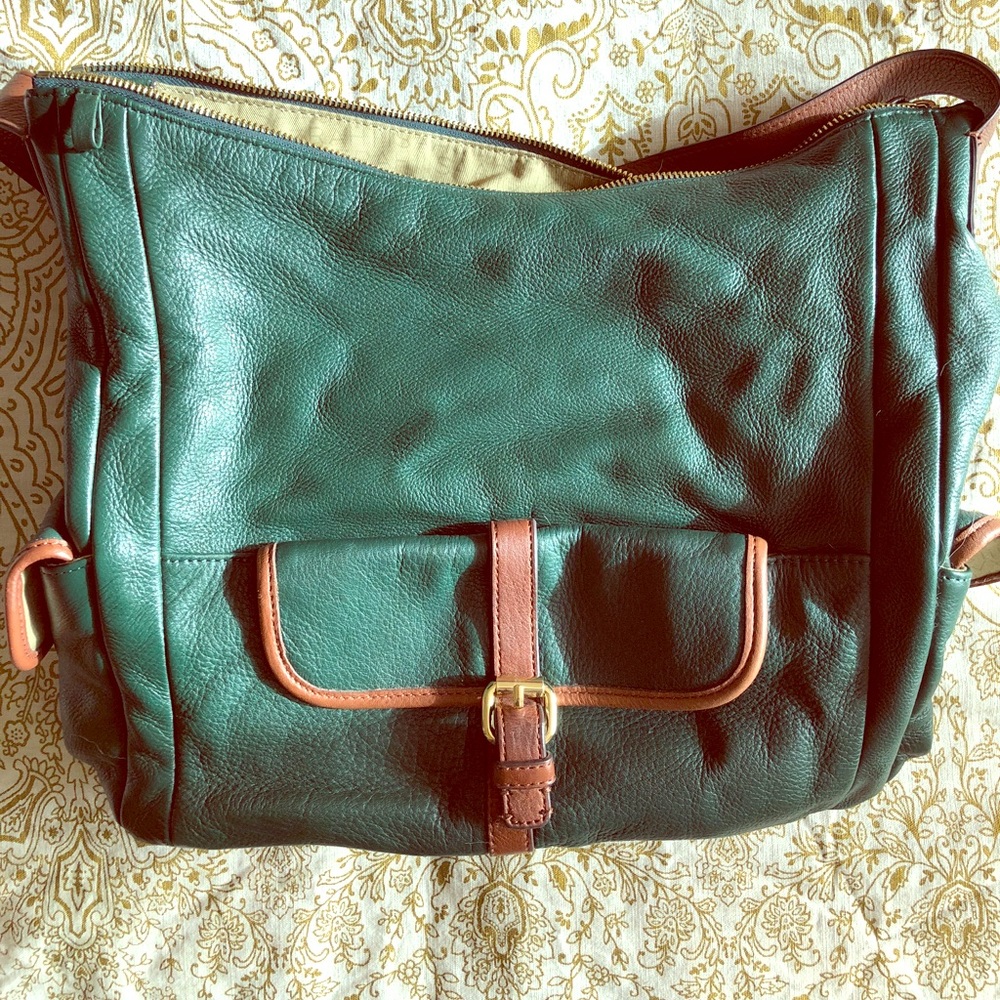 Leather Issac Mizrahi Bag